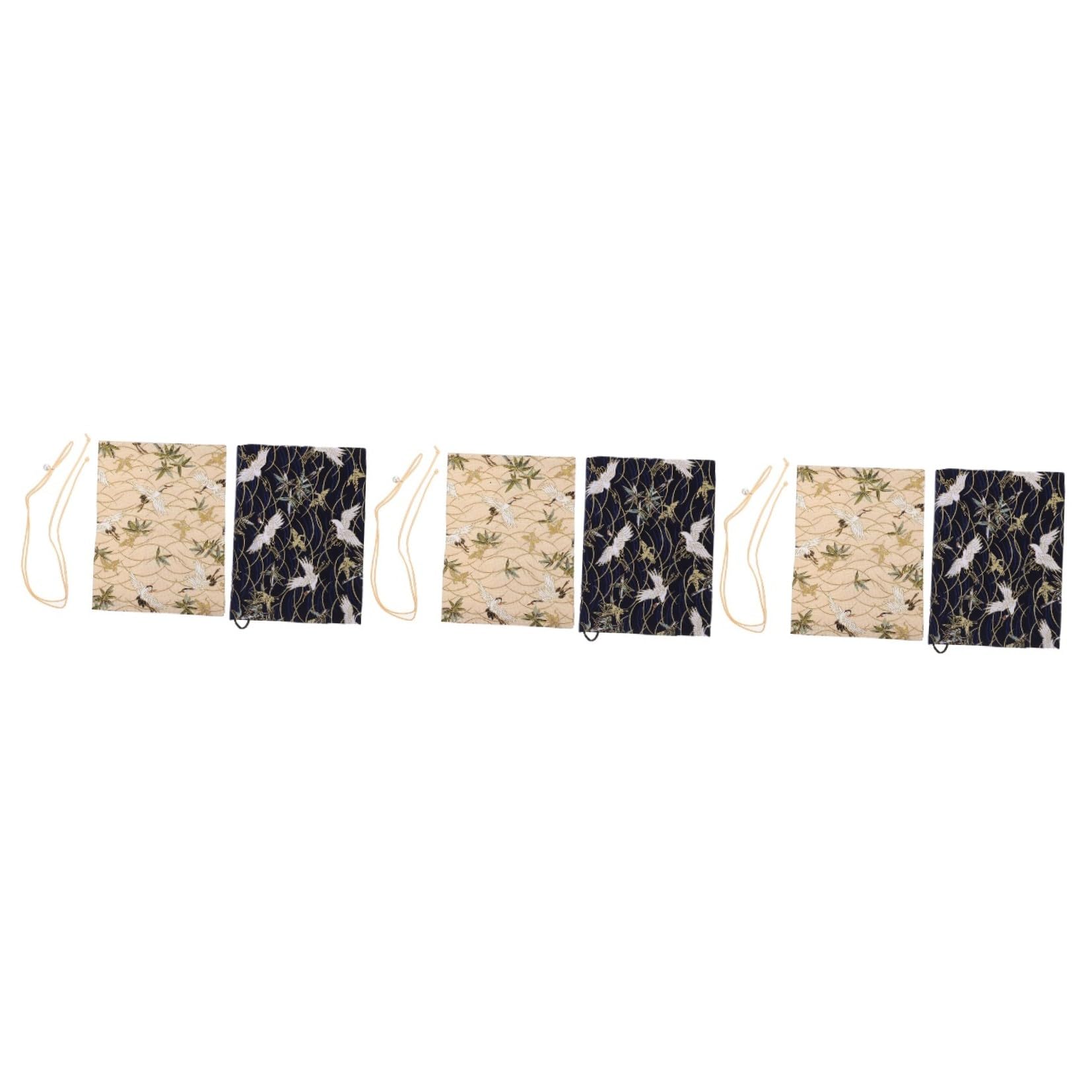 NUOBESTY 3 Set Di Buste Protettive Riutilizzabili Per Libri Con Stampa Retrò Per Libri Con Copertina Rigida Eleganti 2 Pezzi*3