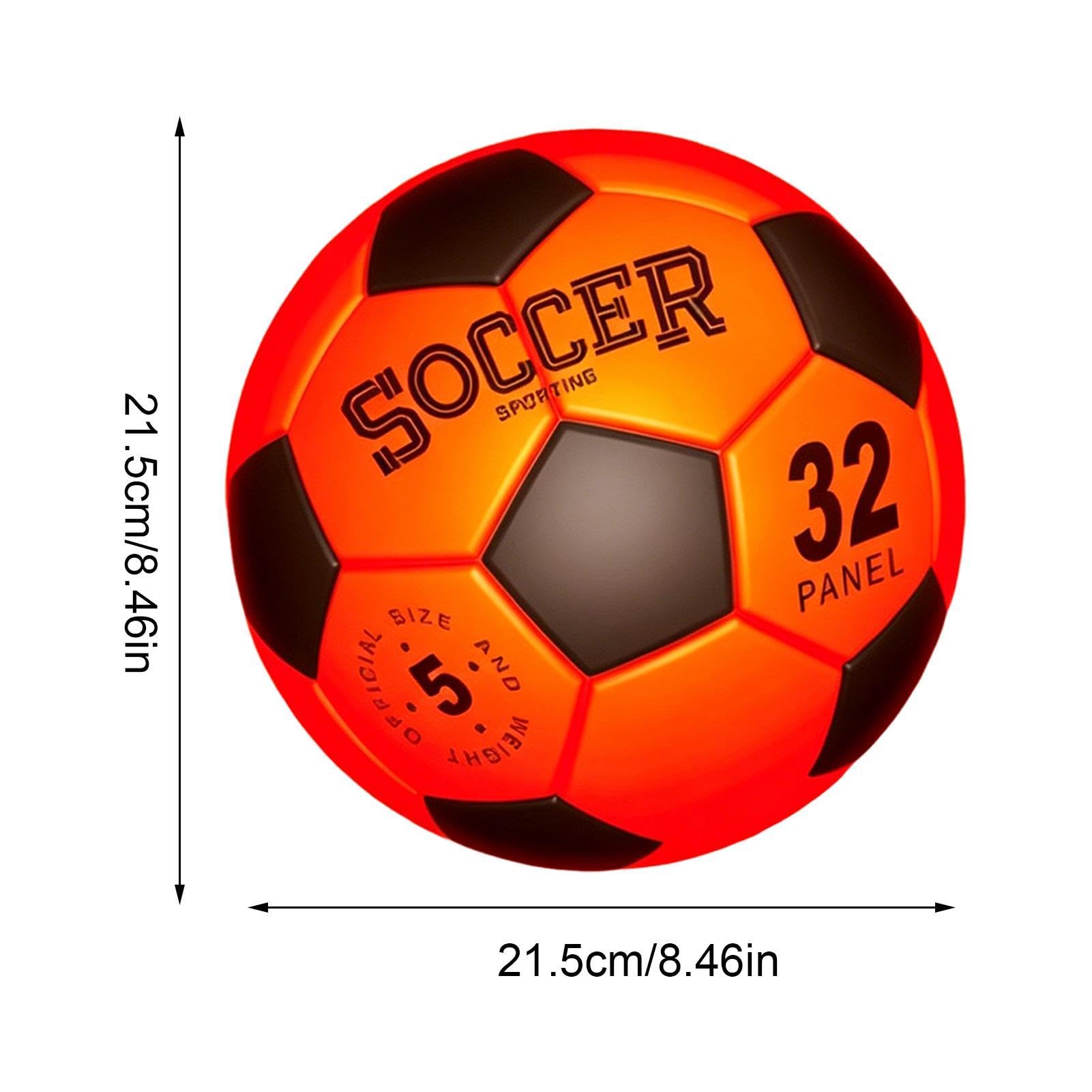 Pallone Luminoso da Calcio Ricaricabile N. 5 Cool | Pallone LED per Sport Per Bambini 8-15 Anni, Ragazzi, Adulti, Esterno, Compleanno, Giardino, Cortile, Sentiero
