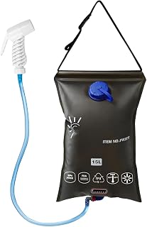 15L Camping Duschsack Tragbare Campingdusche Solar Mit Duschkopf Schlauch Tragbare Camping Dusche Set Solar Camping Duschtasche, Reisedusche Für Outdoor Camping Gartendusche