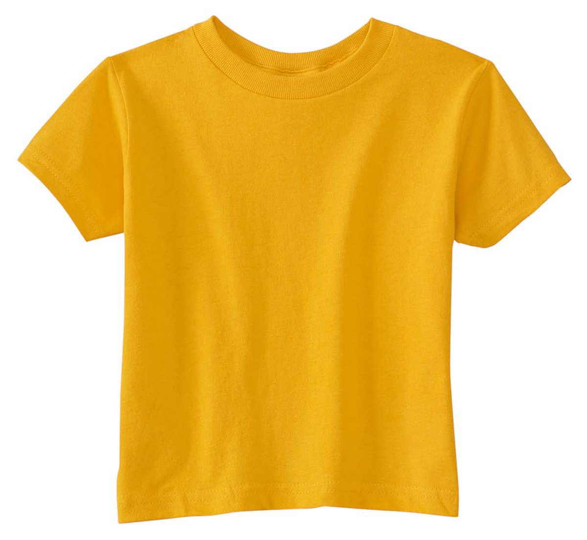 RABBIT SKINS Toddler Jersey T-Shirt, Gold, 4T