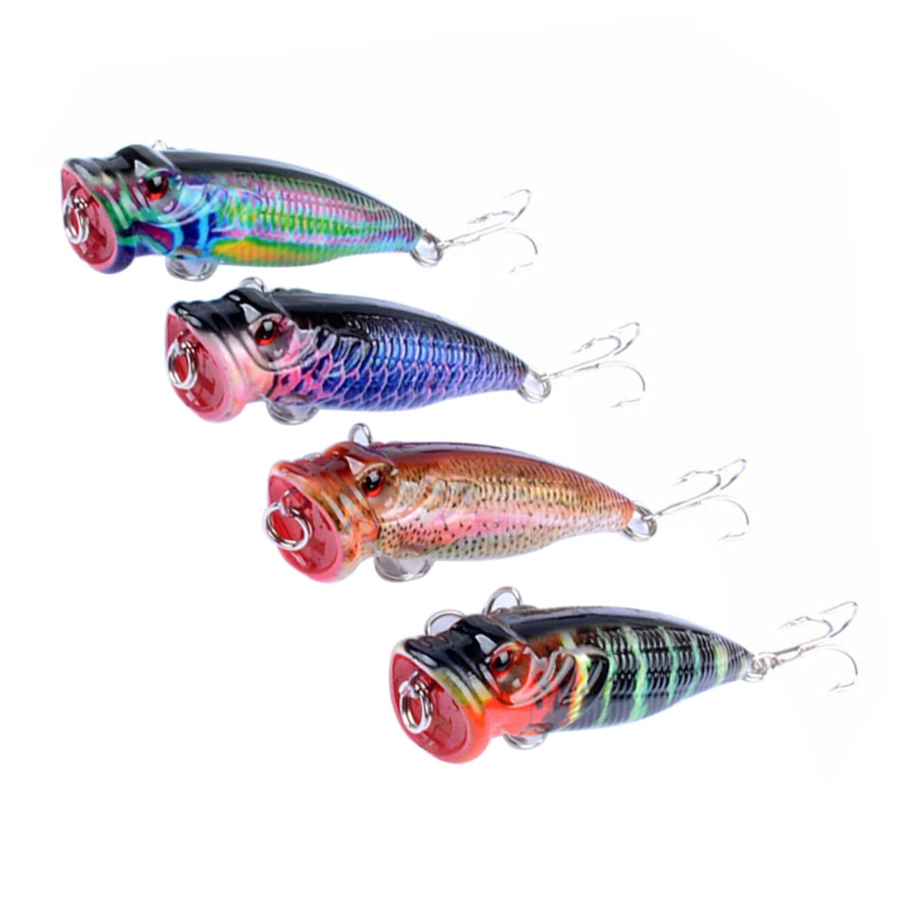 TOYANDONA Cebo bionico cebos Artificiales Luros de Pesca Dura cebos flotantes cebos de Pesca de Superficie al Aire señuelos realistas