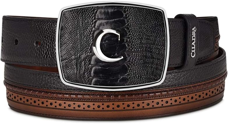 Cintura Western Falconhead In Pelle Di Struzzo E Argento Sterling Di James Reid - Italia - Foto 4