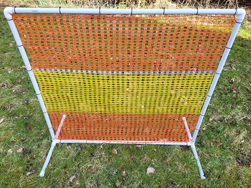 2er Set NADAC HOOPERS Agility-Zaun/Gate, PVC, VDH-KONFORM, Gelb/Orange, 1,05m x 1,15m, 1,4 kg, Outdoor, für Hunde Aller Größen