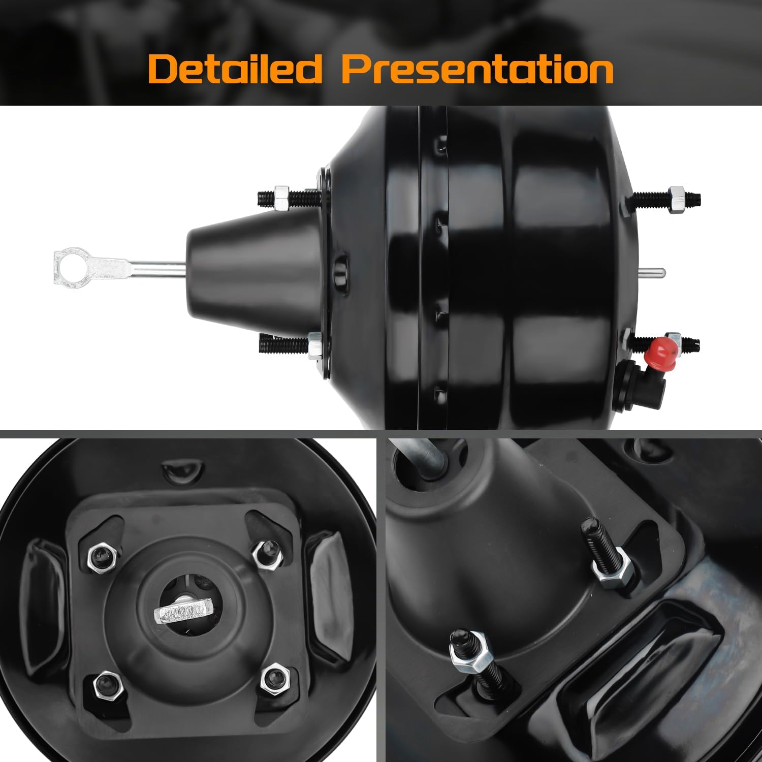 54-73181 Vacuum Power Brake Booster Compatible with Ford Explorer 1991-1994; F-250 1987-1989; Mazda B2300 B3000 B4000 1994
