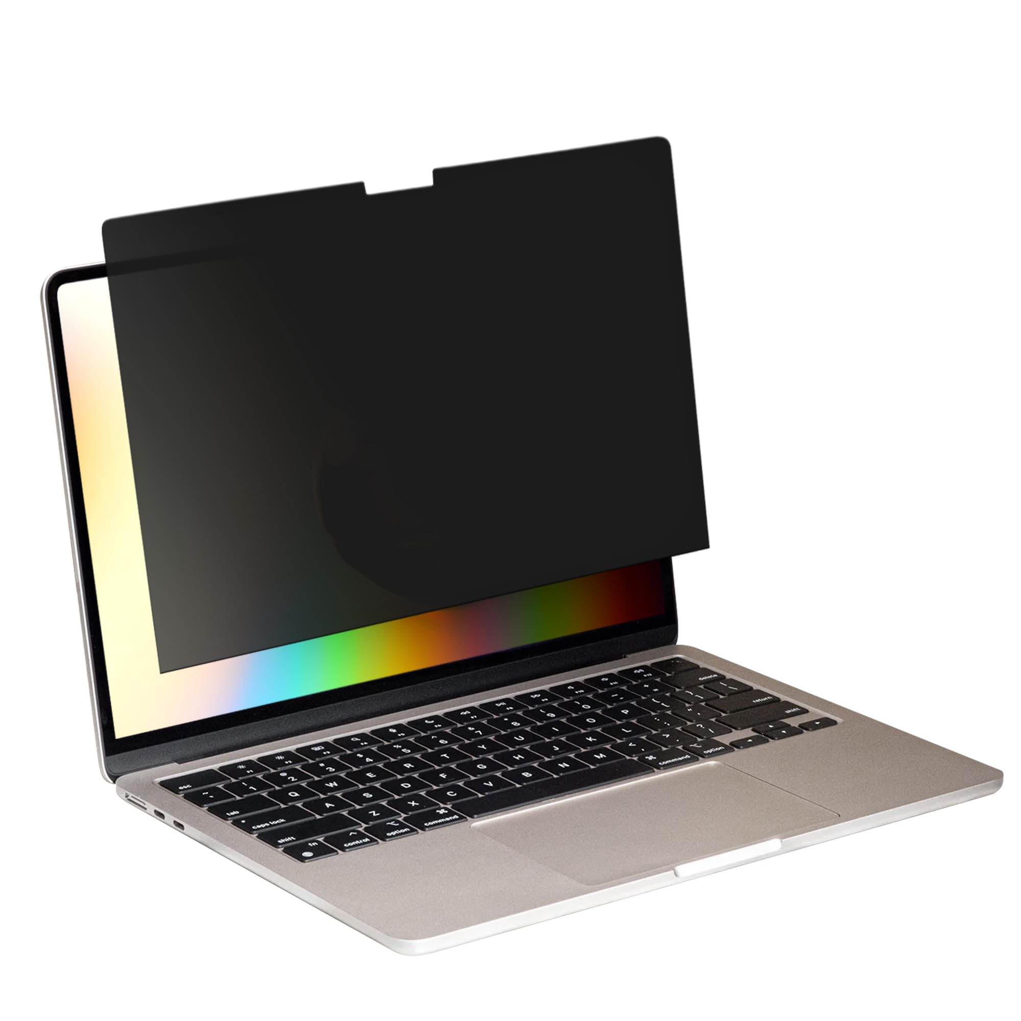 kwmobile Pellicola Privacy per Apple MacBook Air 13 M4 2025 A3240 - Privacy Screen per Laptop - Filtro Schermo Protettivo Rimovibile - Filtro Anti Luce Blu