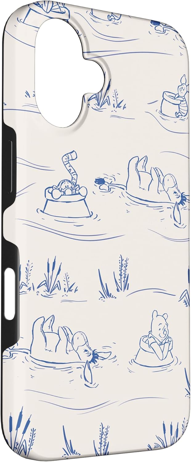 Disney Winnie The Pooh and Friends Hunny Pots Down The River Case for iPhone 16