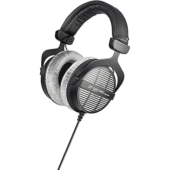 beyerdynamic DT 990 PRO einseitig kabelgebundener Over-Ear-Studiokopfhörer für Mixing, Mastering und Editing mit 250 Ohm