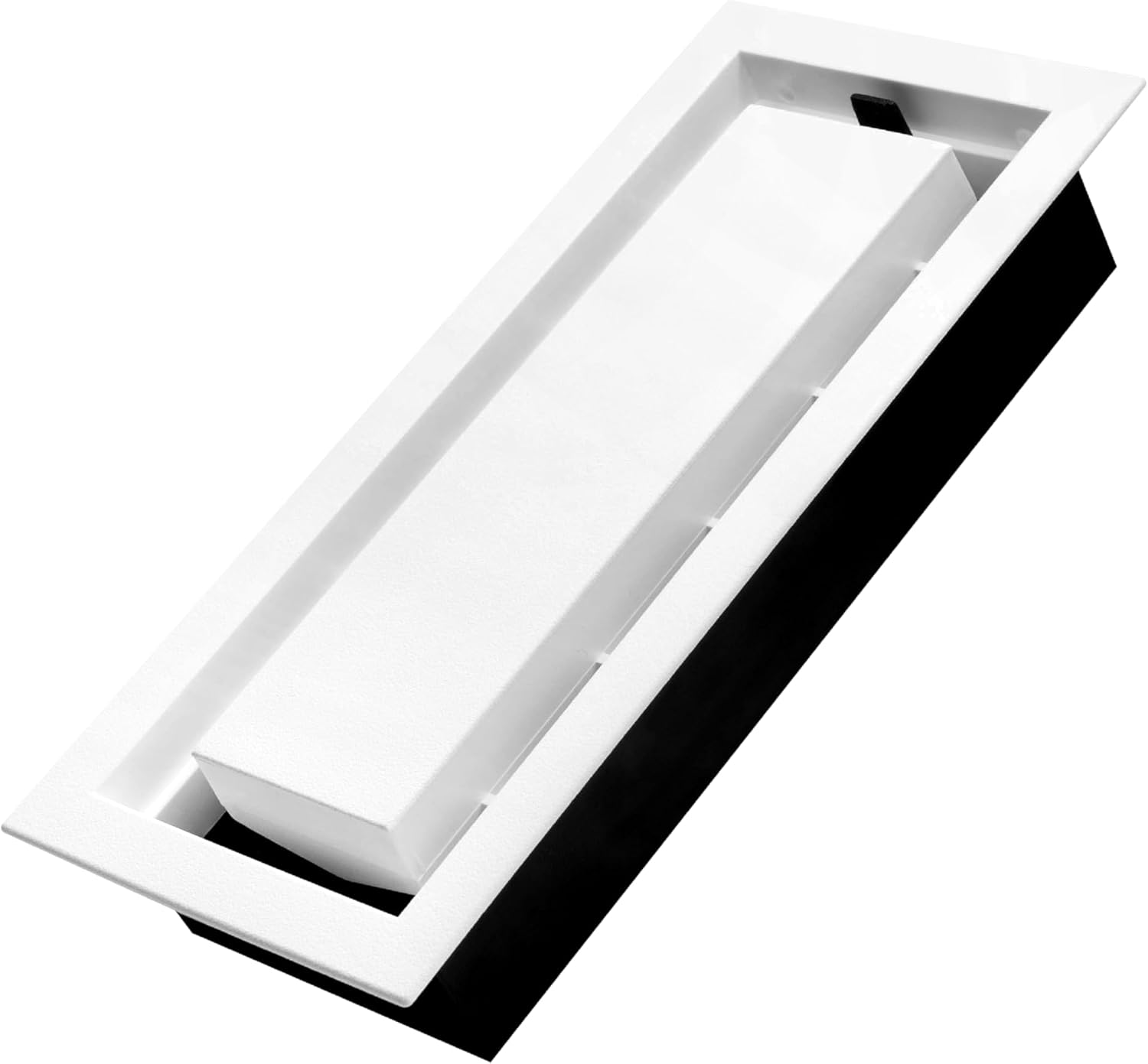 IGFPD410W-WH 4-Inch by 10-Inch Paintable Wall & Ceiling Mount Register, Plastic, White