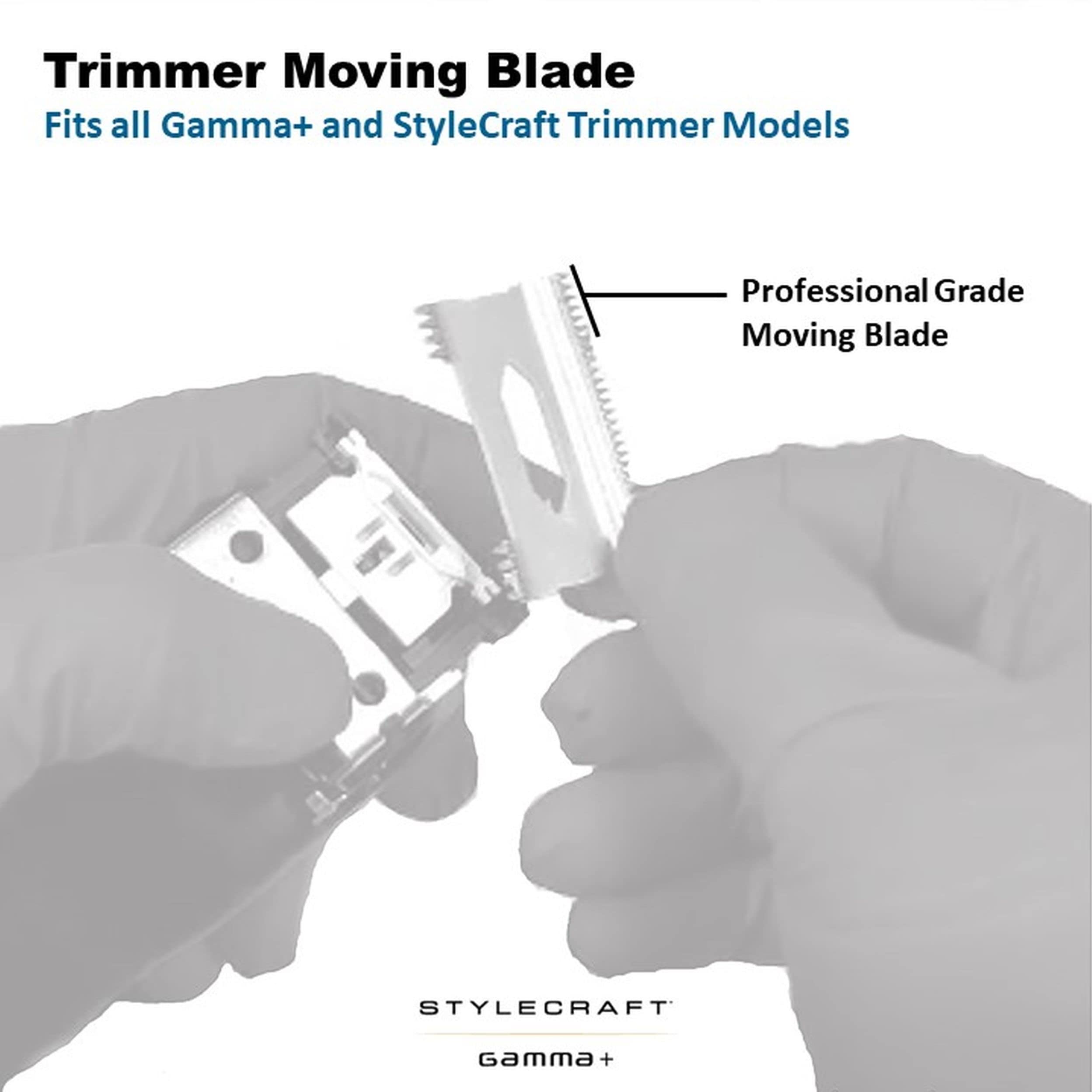GAMMA+ Hair Trimmer Fixed Moving Blade Replacement Professional Grade