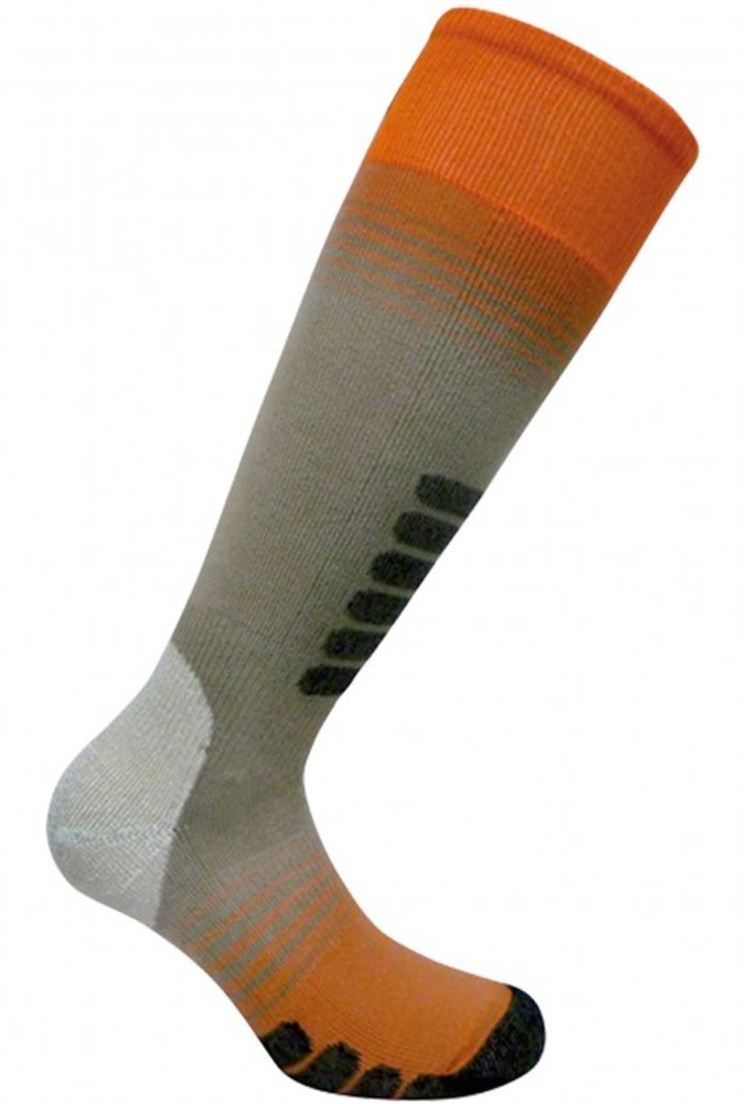Eurosock 0413 Ski Fusion Skiing Socks - Pair, Taupe, X-Large