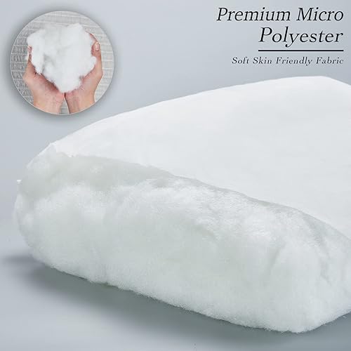 Miniatura 5 de JMKaixin Paquete de 2 almohadas decorativas impermeables para exteriores e interiores, con relleno, cojines cuadrados de 18 x 18 pulgadas para cama,