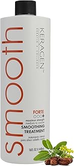 Brazilian Keratin Hair Smoothing Treatment - Blowout Straightening System - Forte 16oz