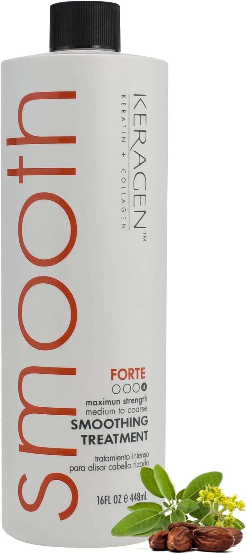 Keragen, Hair Smoothing Treatment, Forte, 16oz