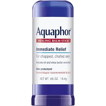 Aquaphor Healing Balm Stick Skin Protectant with Avocado Oil and Shea Butter 0.65 oz Stick