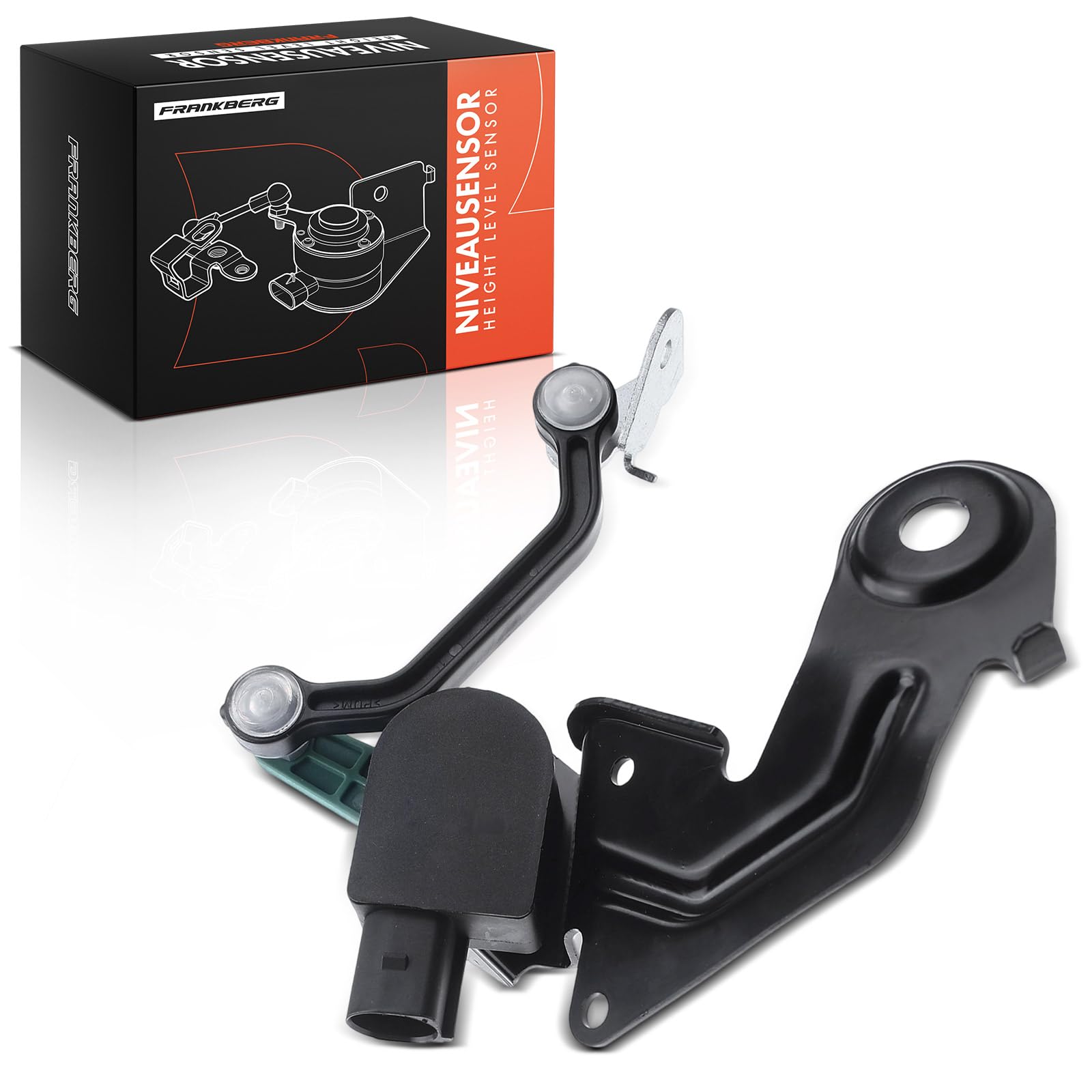 Frankberg Sensore di livello Sensore di altezza 4-Poli Compatibile con A6 Avant 4F5 A6 4F2 A6 Allroad 4FH Replace# 4F0616571J