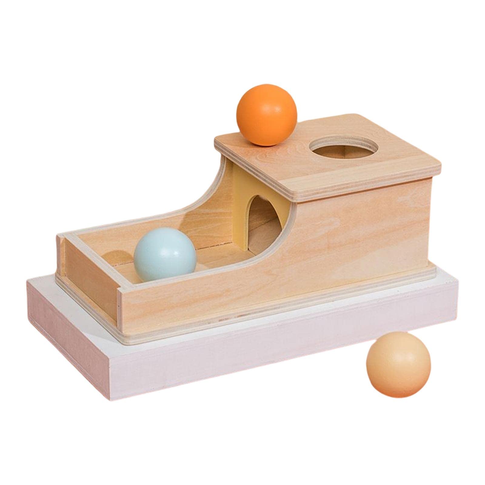 Ball Drop Box Giocattolo Educativo Precoce per Bambini Piccoli Regali di Natale per Bambini