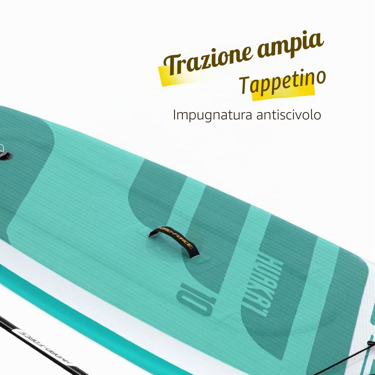 Hydro-Force SUP - Tavola gonfiabile per stand up paddle, set completo, diversi stili, dimensioni, 2,4 m, 3,4 m, 3,5 m