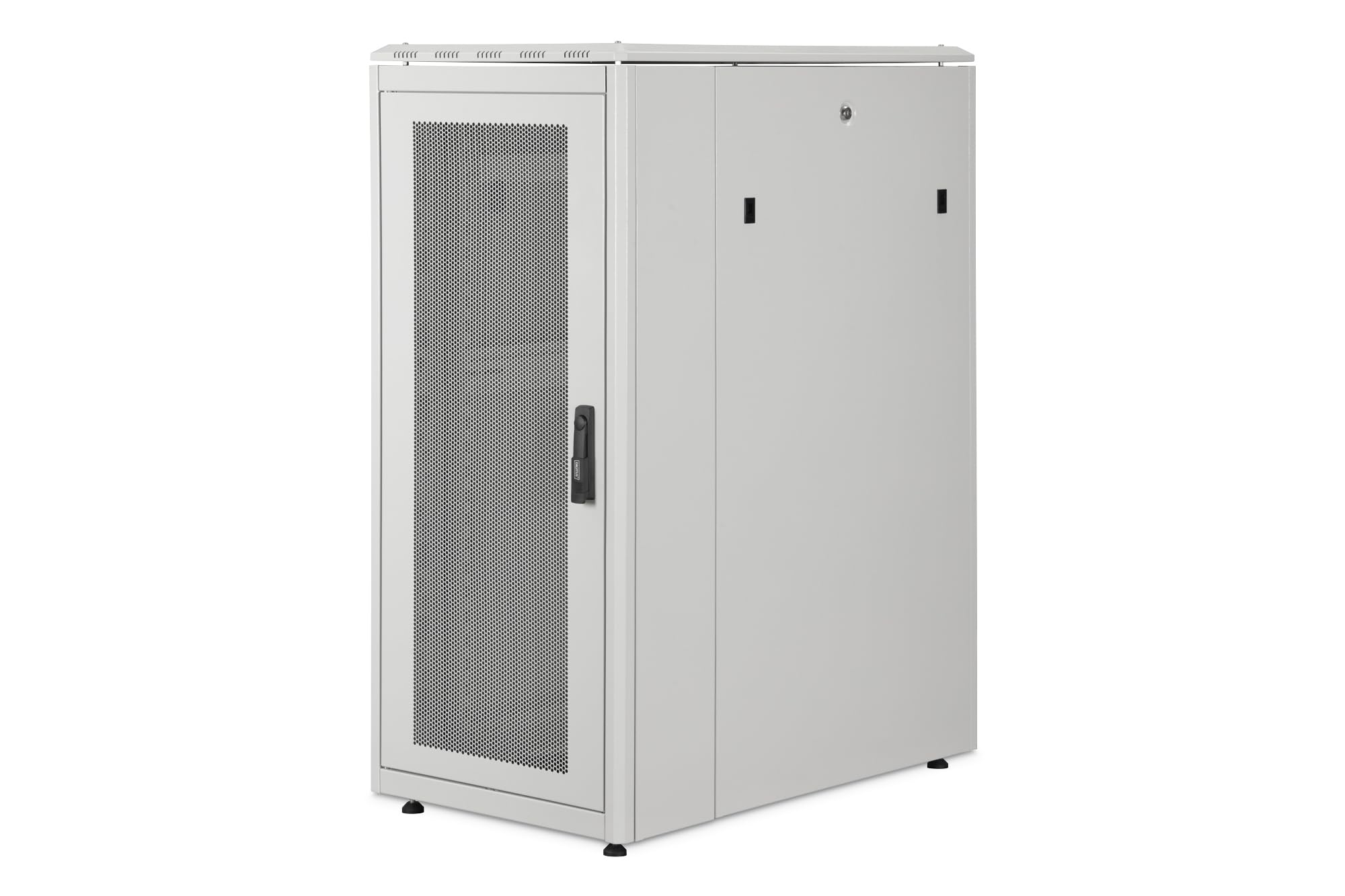 DIGITUS Armario para servidores – 19 Pulgadas, 26 U – 60 x 100 cm – Serie Unique Server-N – Capacidad de Carga 1200 kg – Profundidad útil 1135 mm – Puerta de Acero Perforada – Gris