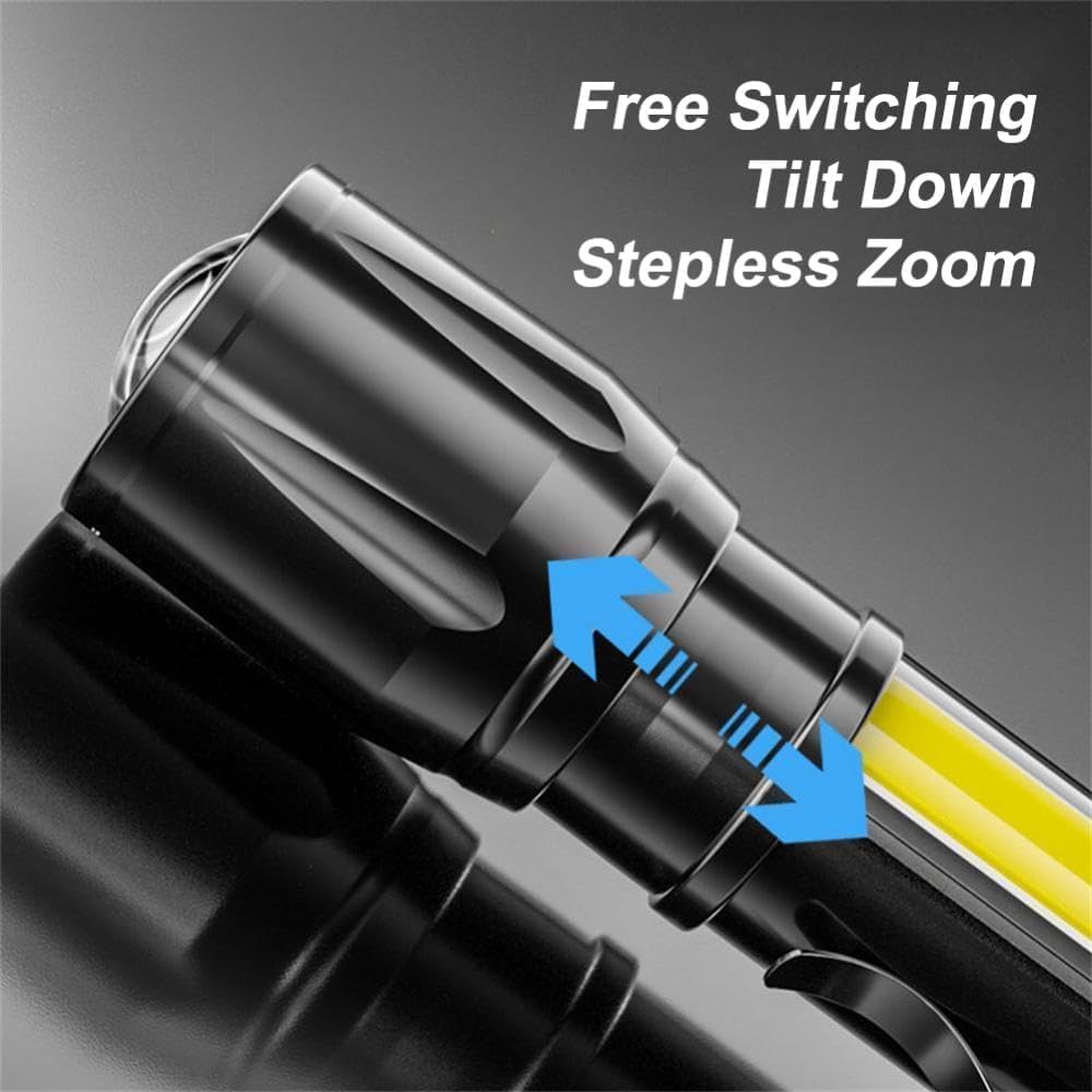 SMALLSUN Rechargeable Flashlight - Long Range & Durable -3