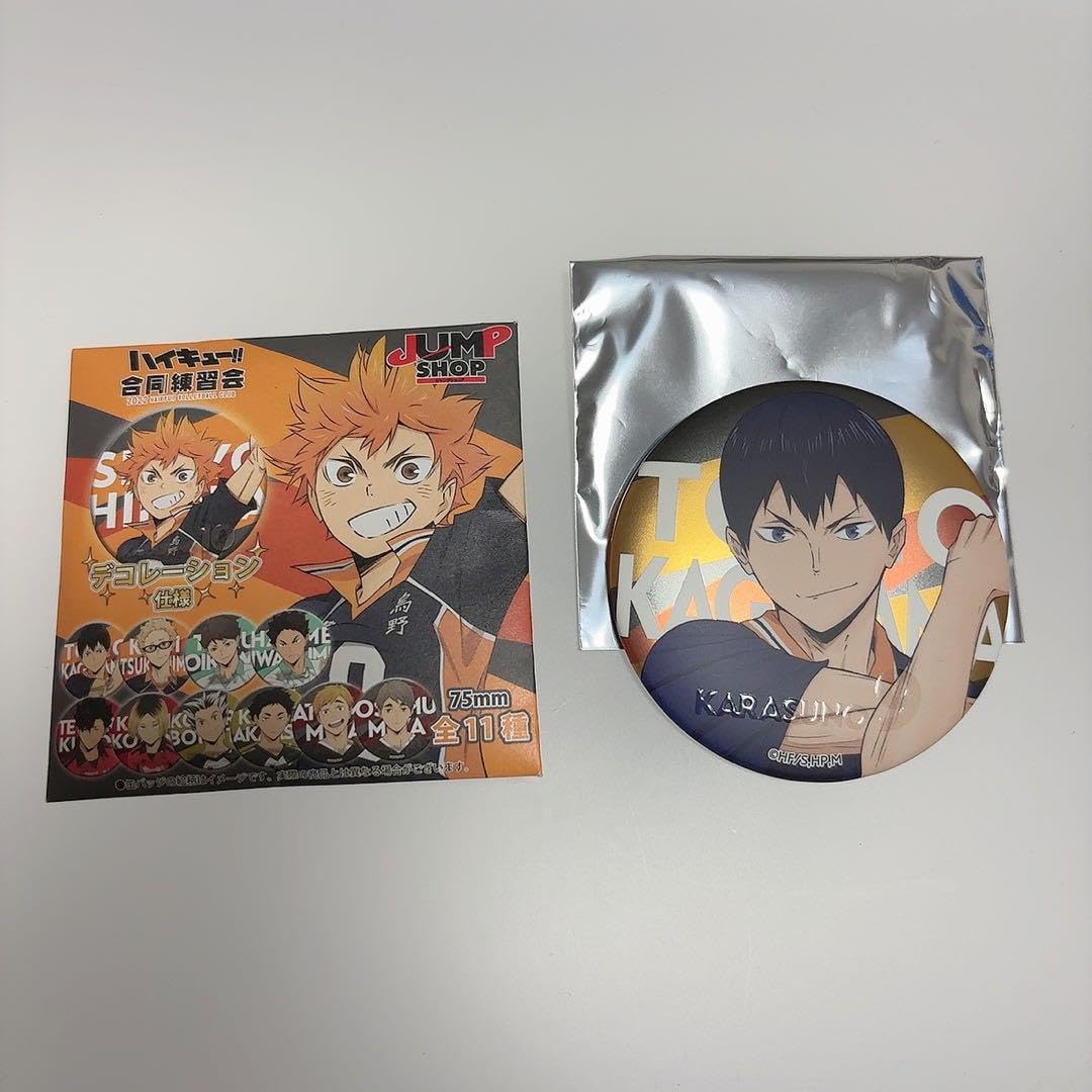 ハイキュー影山飛雄合同練習会缶バッジ