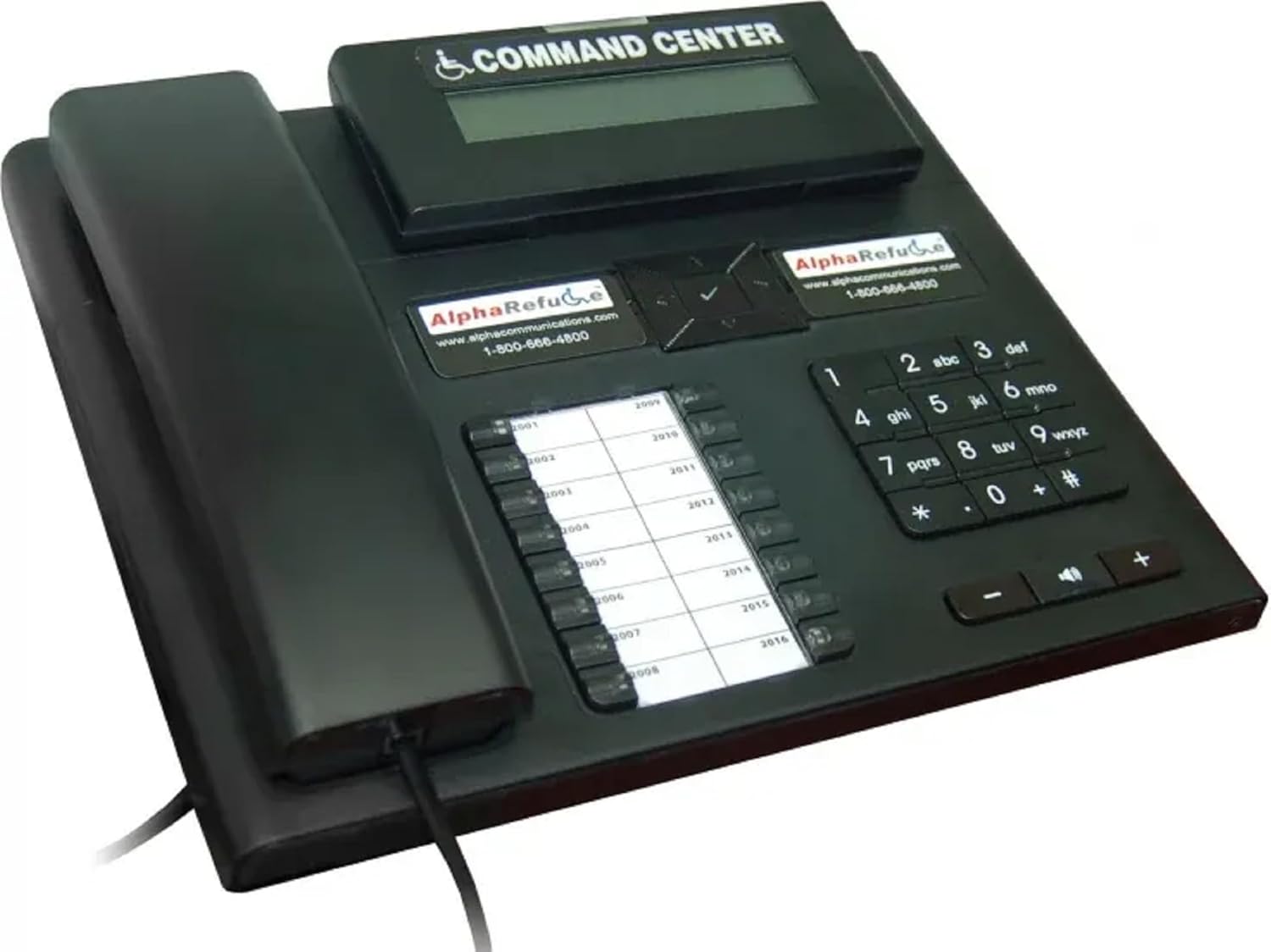 Alpha Communications RCC2530IPD 30 Station IP Master - Desk Mount; Includes 30 Station Command Center in Desk Mount; IP Type; Requires Separate Router