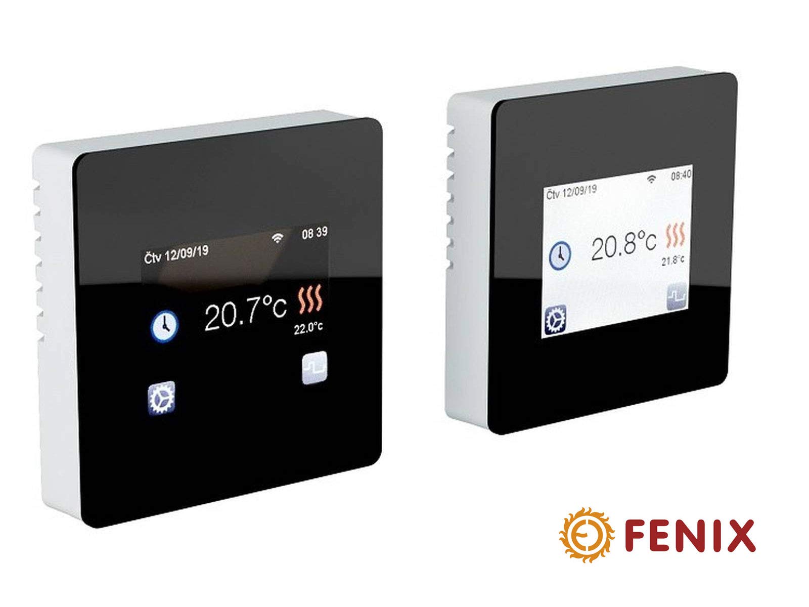 Elektrische Fußbodenheizung für Laminat/Klickvinyl Fenix AL-MAT 140 W/m² mit Thermostat Fenix TFT Wifi (8 m² - 0,5 x 16 m²)