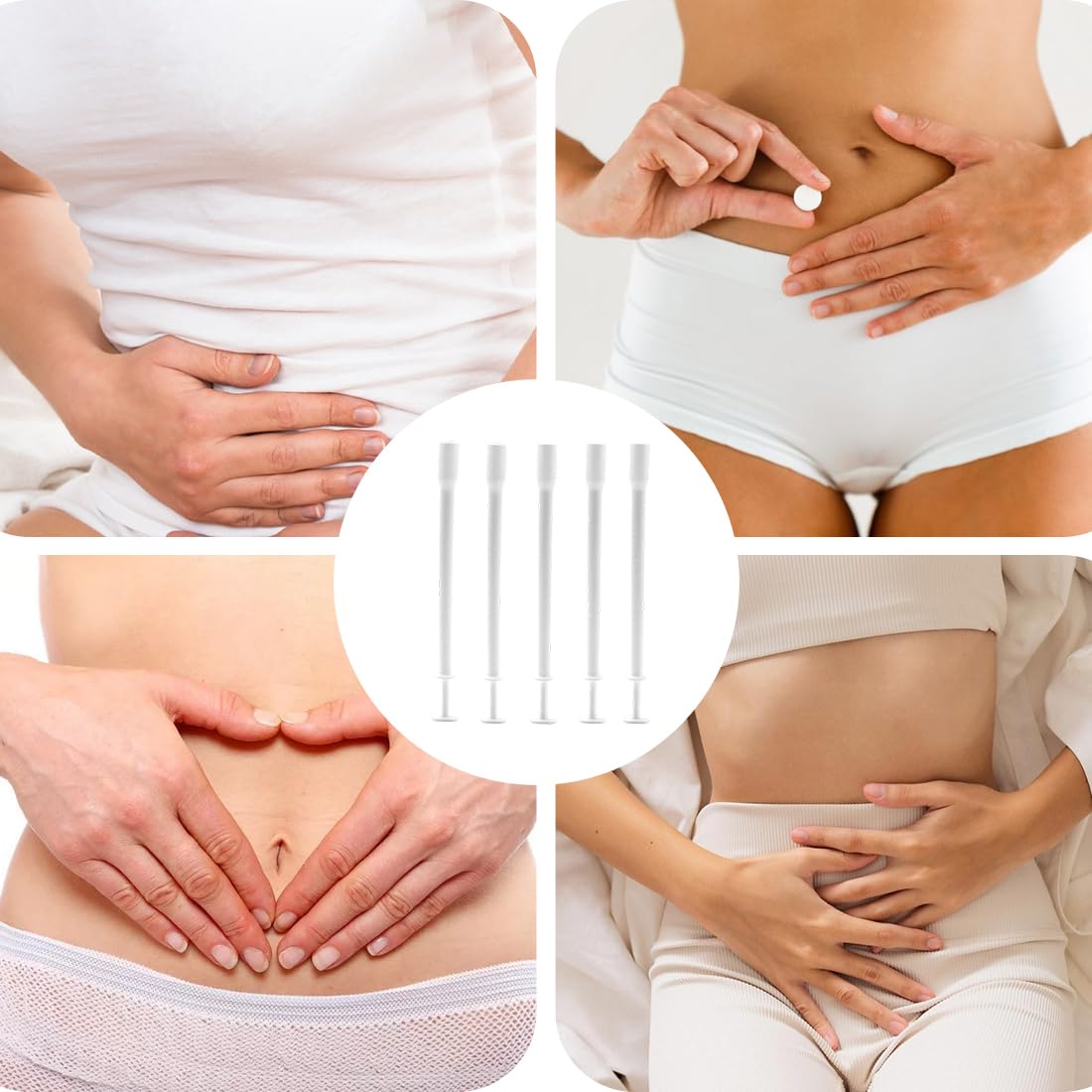 Applicatori Vaginali 10 Pezzi, Compatibili con Ovuli, Creme e Gel