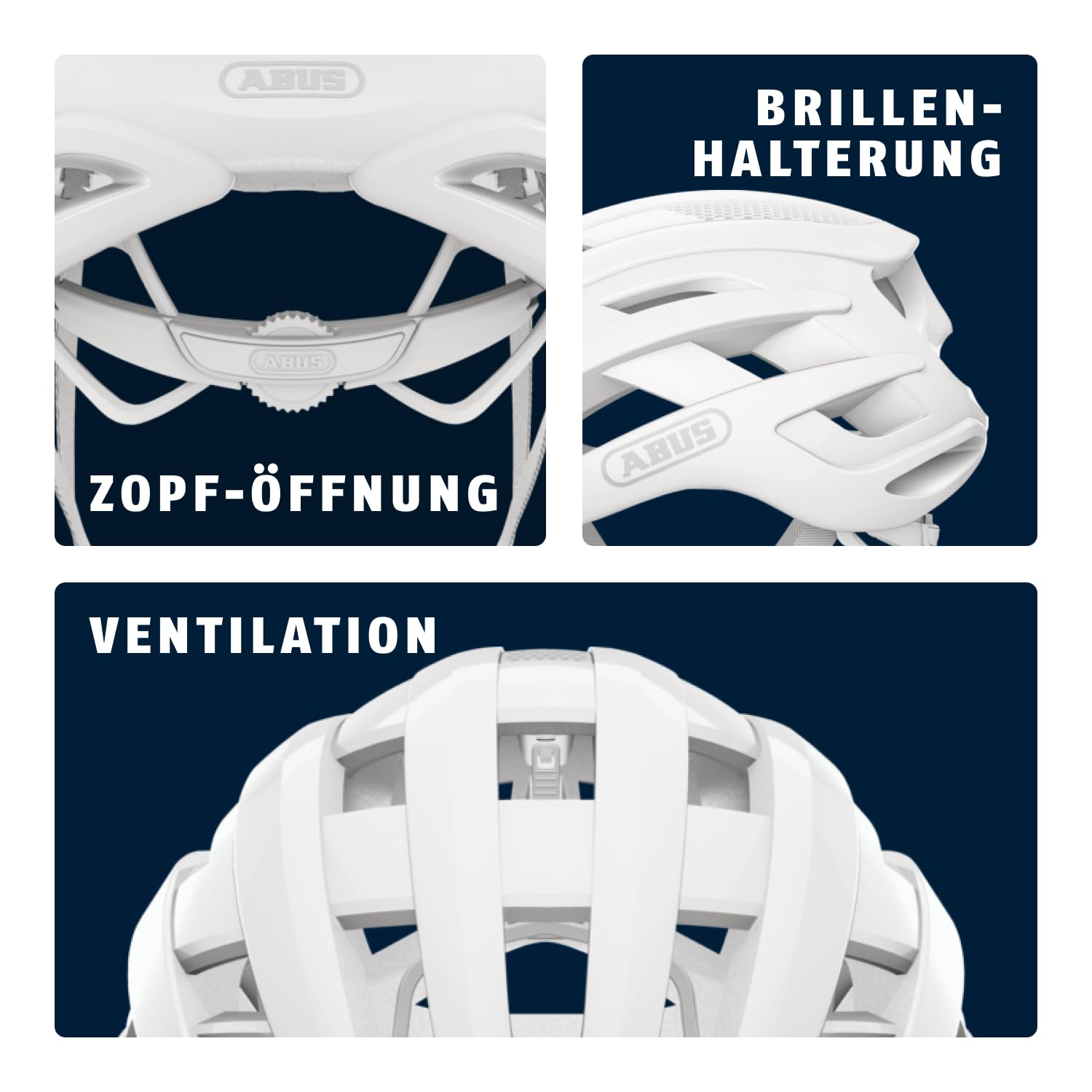 ABUS Rennradhelm AirBreaker - High-End Fahrradhelm für den professionellen Radsport - für Jugendliche und Erwachsene - Helm für Damen und Herren