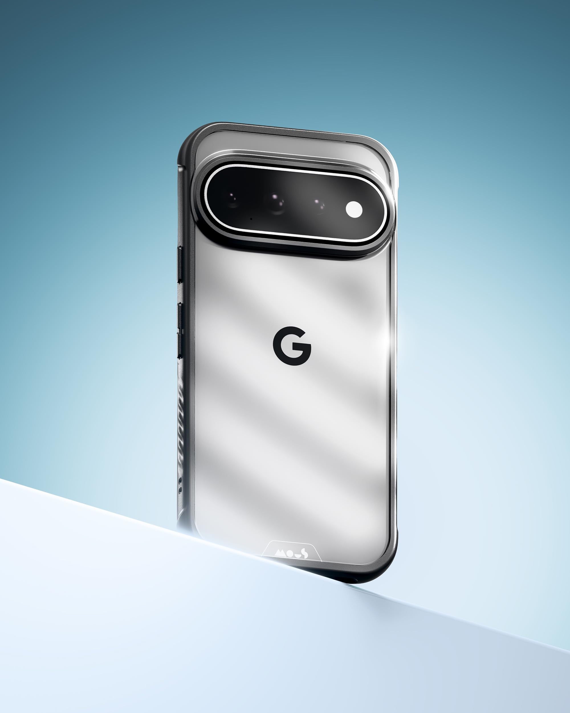 Mous Funda Transparente para Pixel 11 Pro XL,Antiamarilleamiento, Antigolpes y Resistente a Arañazos