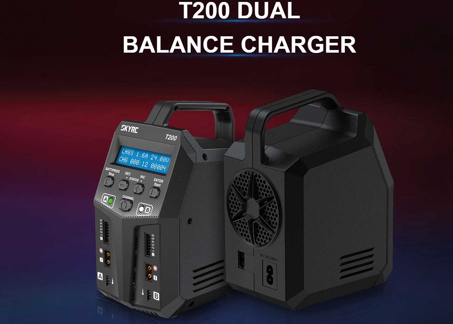 SkyRC T200 Caricabatteria AC, DC