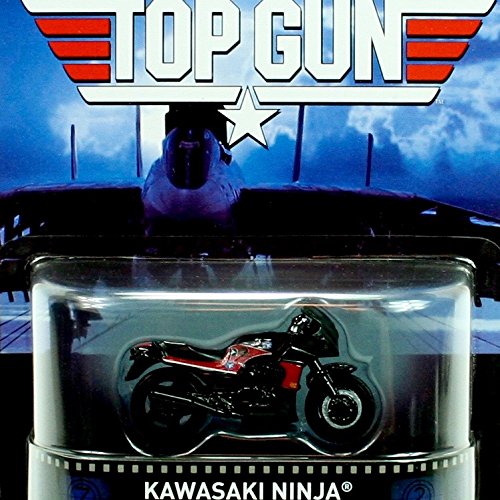 Hot Wheels 'Top Gun' Kawasaki Ninja GPZ 900R 2015 Retro Series 1