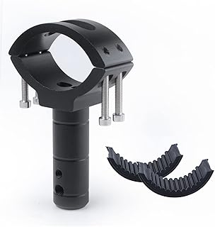 OROXCO Suporte de farol de motocicleta universal de farol de motocicleta holofote farol auxiliar moto bicicleta holofote suporte de suporte Phare Moto suporte para lâmpada (cor: 2 peças)  
