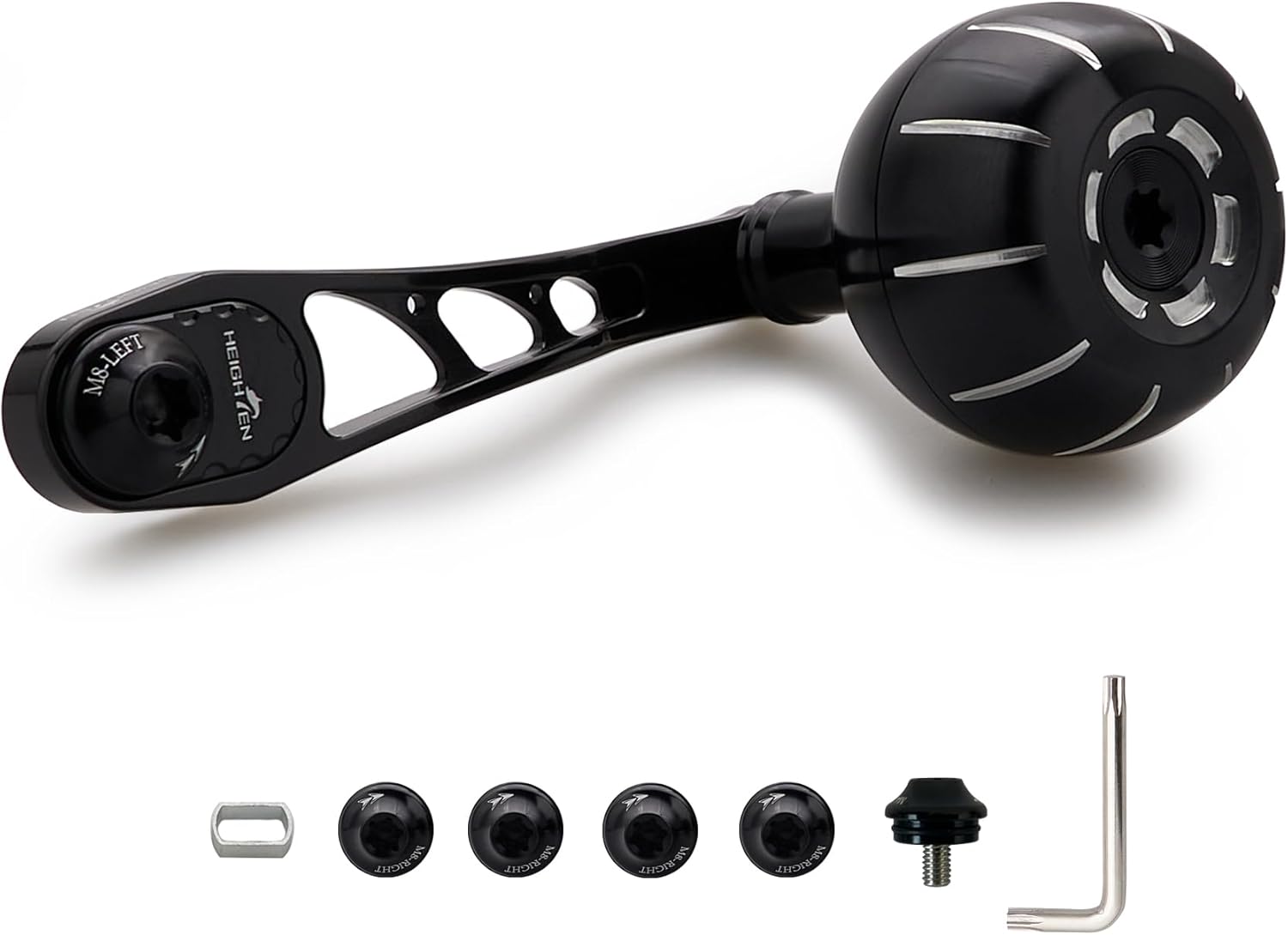 SLPW 22RCS マシンカットハンドル エギングウッドノブ セット UPEXYTWU