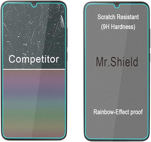Miniatura 4 de Mr.Shield [Paquete de 3] Diseñado para Alcatel TCL 30 Z/TCL 30Z / TCL 30 LE [vidrio templado] [vidrio japonés con dureza 9H] protector de pantalla