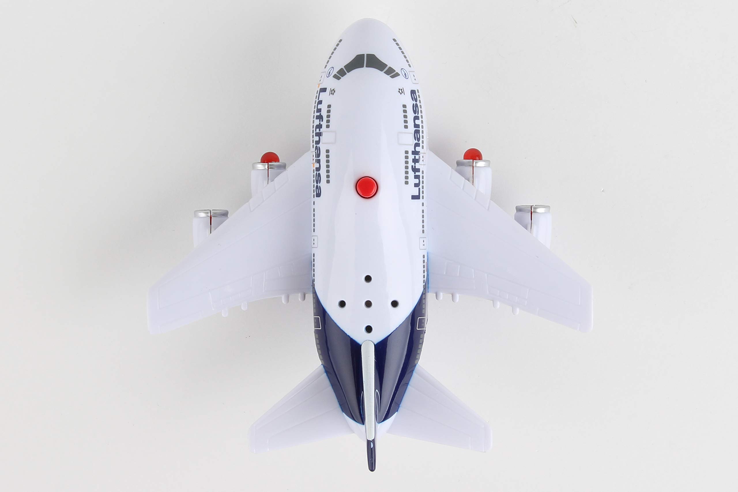 Amazon.com: Daron Lufthansa Pullback Plane w/Lights & Sounds TT055