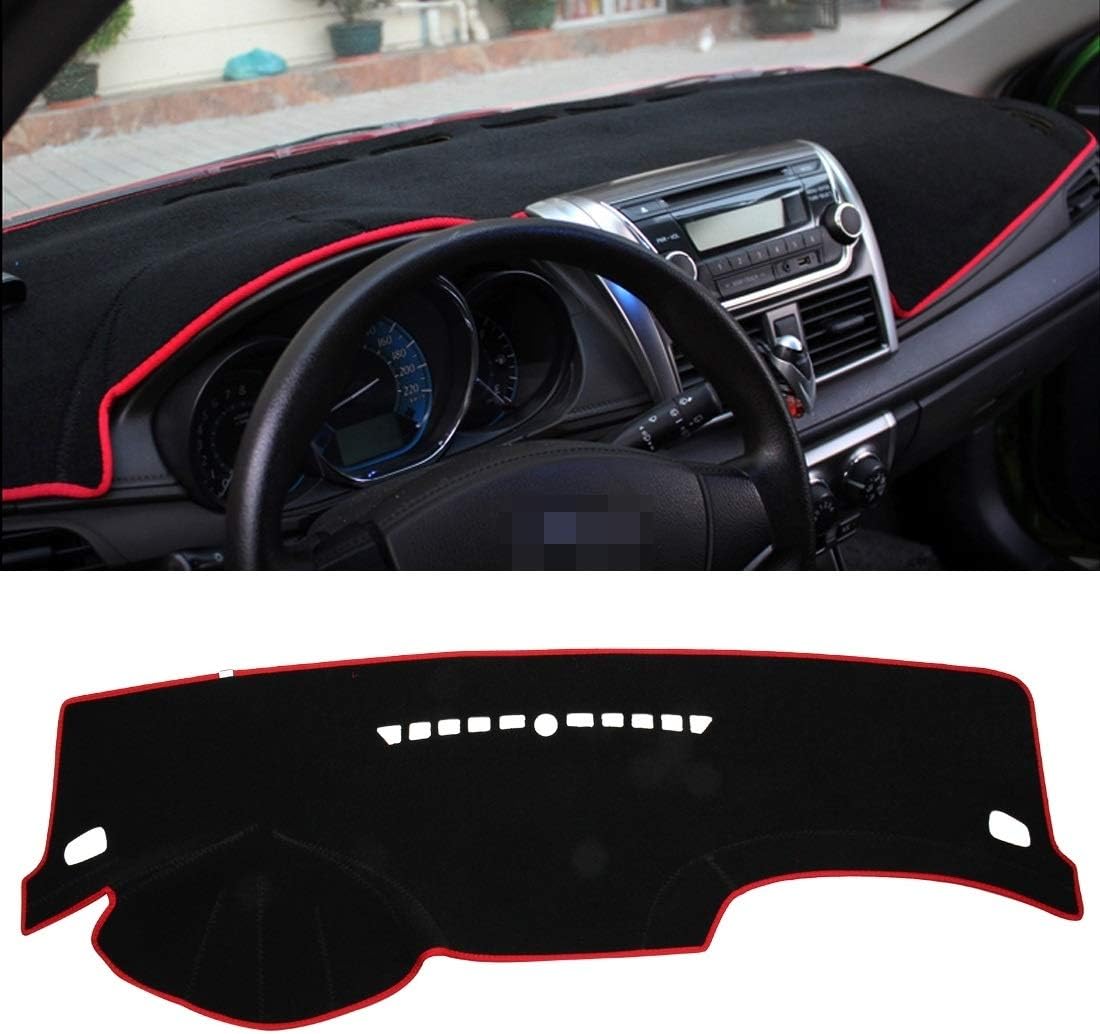 Car Interior Mouldings Car Light Instrument Panel Sunscreen Dashboard Mats Cover for Chevrolet Cruze (2015), Please Note Model and Year(Black) (Color : Red)