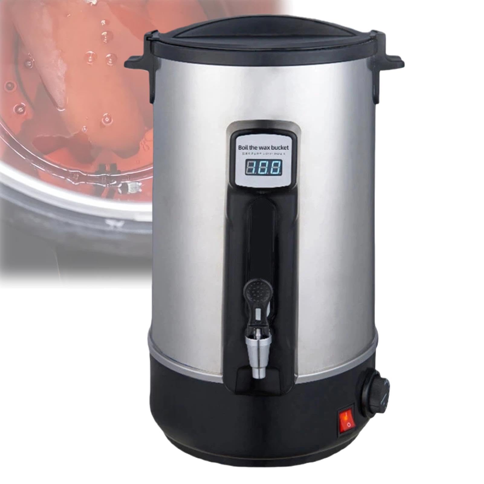 JYBNBBE Electric Wax Melter with Temperature Control and Pour Spout for Fast, Safe Candle Making,8L