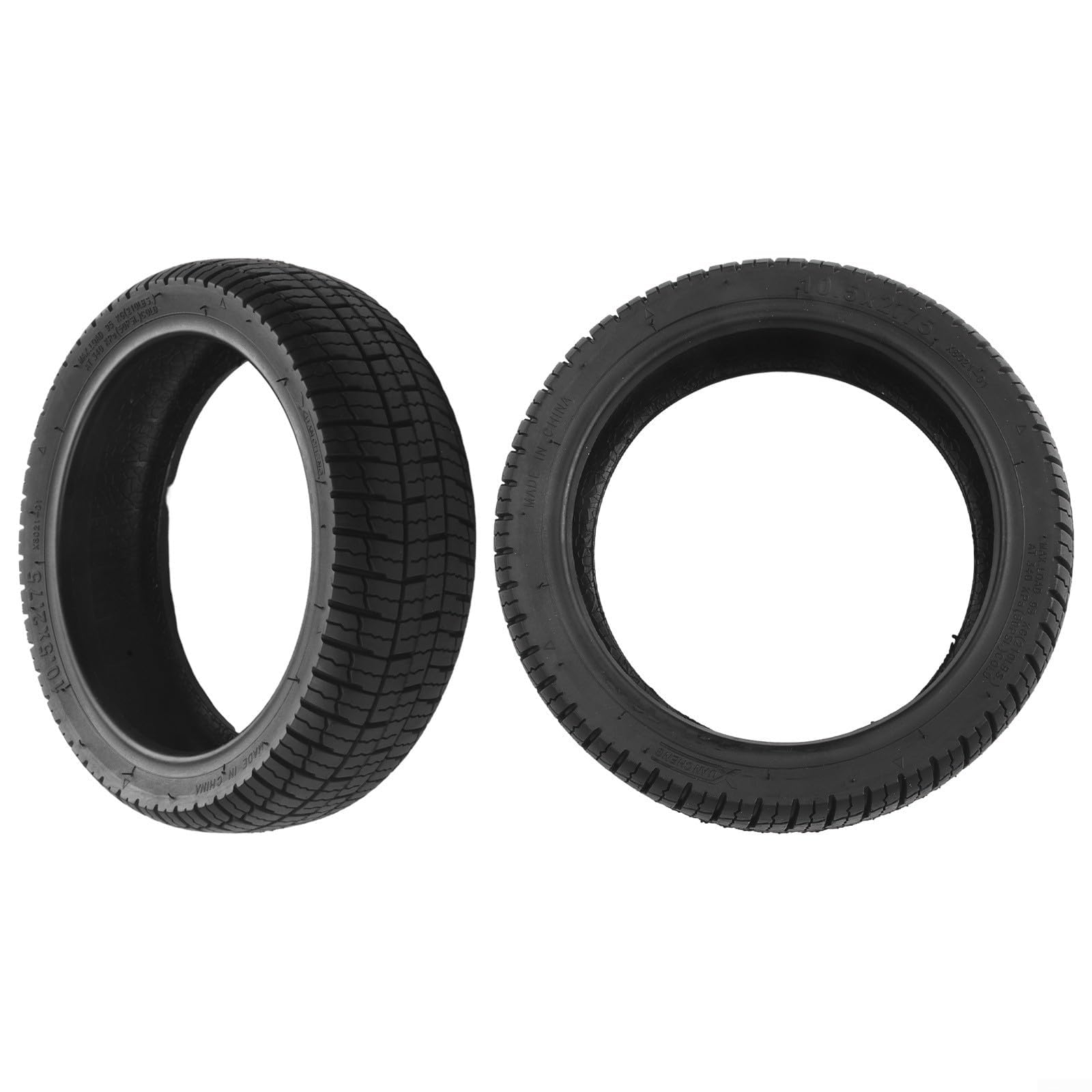 Pneu sans chambre à air 10 x 2,75-7 pour scooter Ninebot P65 P100 P100s fabriqué à partir de caoutchouc optimisé pour la route et les conditions