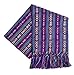 Alkimia Inc Mexican Handmade Colorful Rebozo Shawl (Blue)