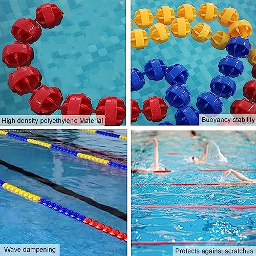XLIHAWY Pool-Trennlinie, Schutz Vor Verletzungen Schwimmendes Pool-Sicherheitsseil, UV-Schutz Schwimmender Bahntrenner Schwimmt – Bild 4