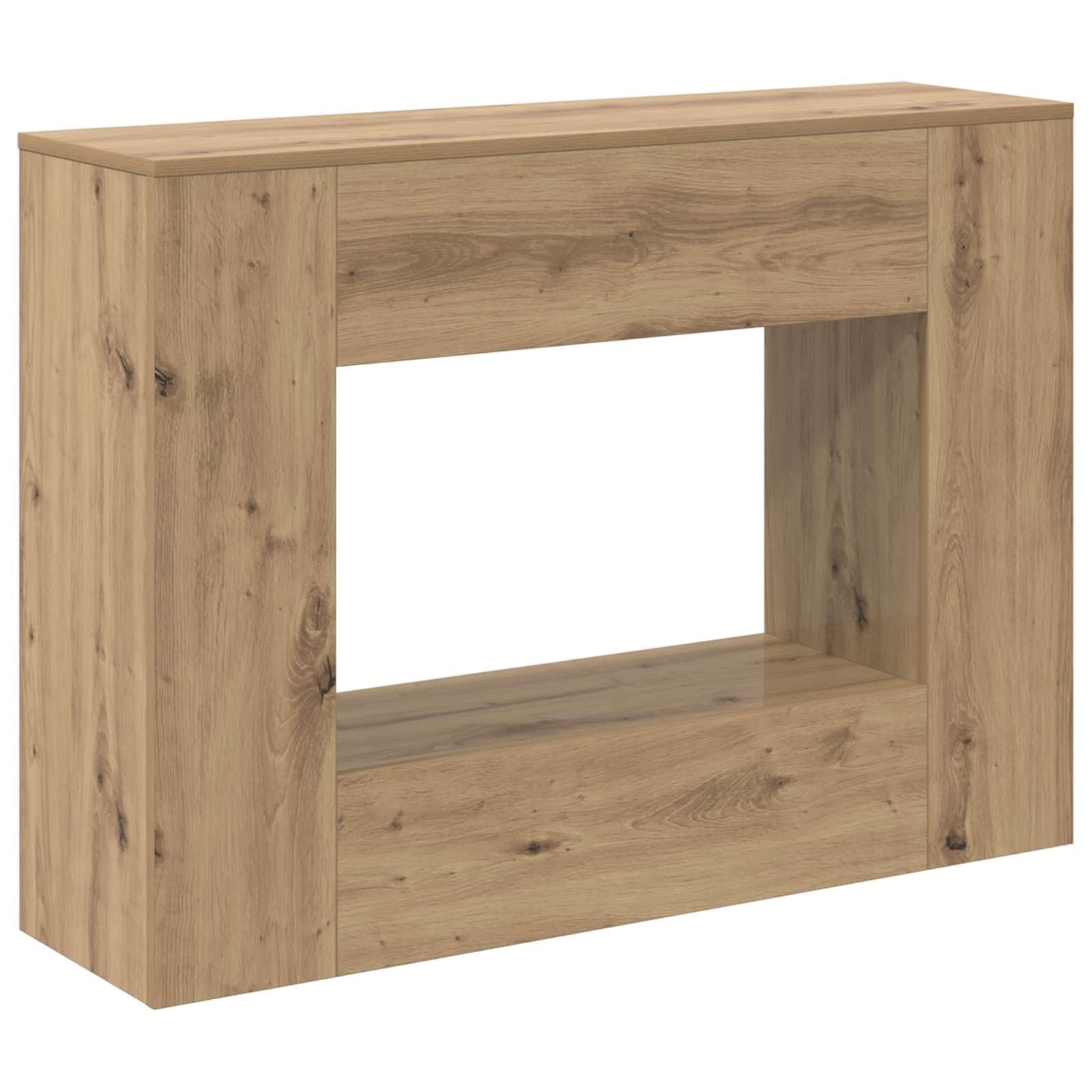 Générique Konsola stołowa 101x29x74 cm z szufladami i półkami, stylowy design do salonu, przedpokoju lub biura, przestronne przechowywanie książek i dekoracji, łatwa konserwacja dzięki miękkiej