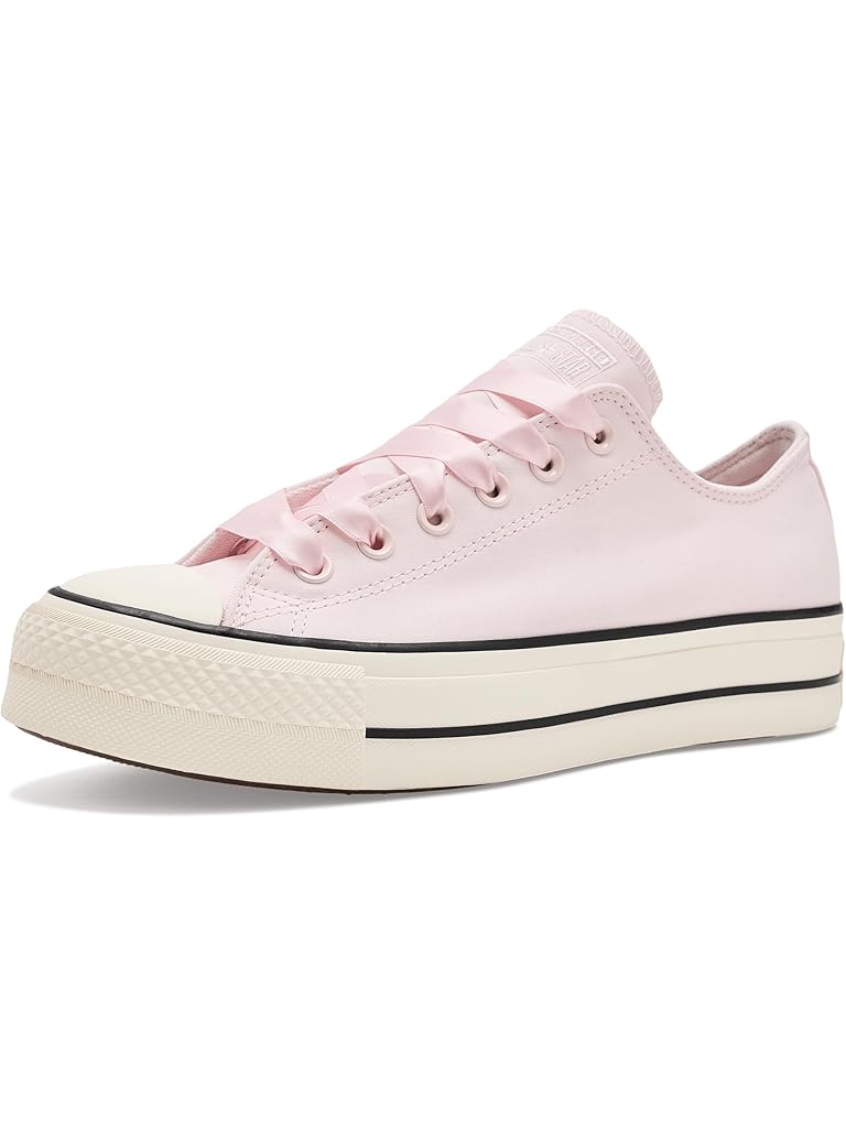 Pink Converse Chuck Taylor All Star Lift Platform Peached Canvas Low Top