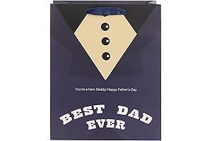 LUCKYMARK Dad's Day Gift Bag: A Premium Gift Wrap for any Father Figure