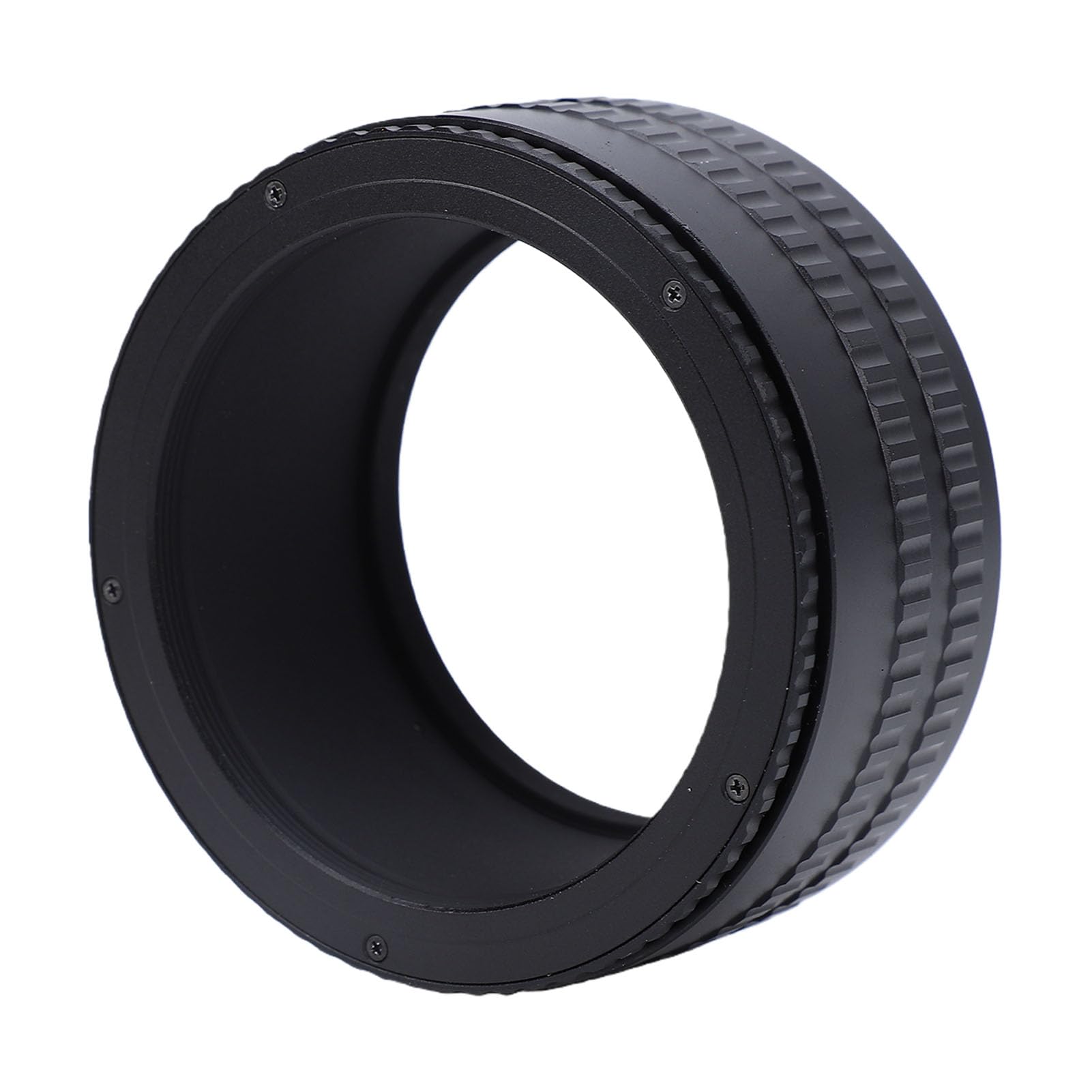 Annadue Adaptador Helicoidal de Enfoque de Aleación de Aluminio, Tubo Macro Ajustable M65 a M65 de 36-90 Mm, Adaptador de Montaje de Lente para Accesorio de Cámara, Fotografía Macro Helicoidal de