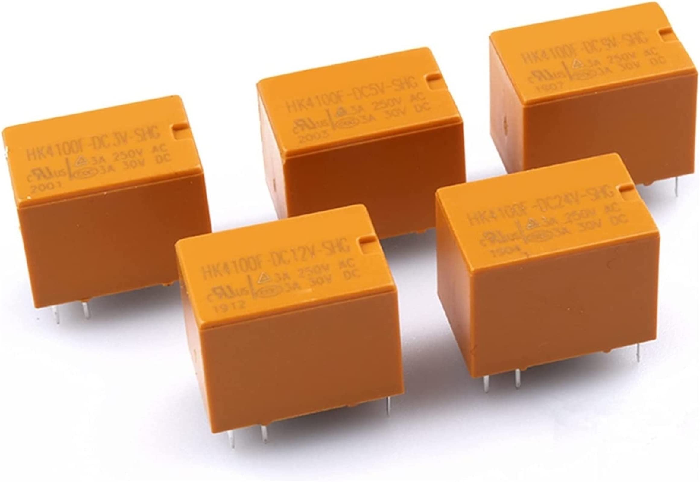 AQHYEBNSR Relay 2PCS Signal HK4100F-DC3V-SHG HK4100F-DC5V-SHG HK4100F-DC6V-SHG 3V 5V 6V 3A 250VAC 6PIN