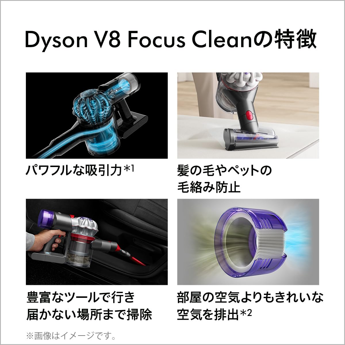 Amazon | Dyson(ダイソン) ハンディクリーナー Dyson V8 Focus Clean 
