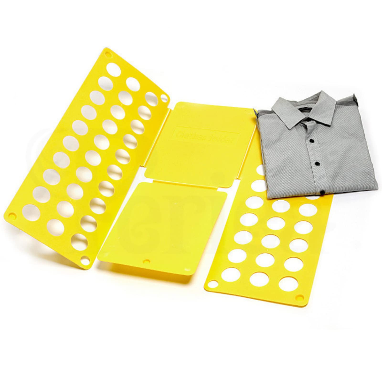 Periea ‘Shelly’ Kids T-shirt Folder Clothes Folding Board – 3 Colours (Yellow)