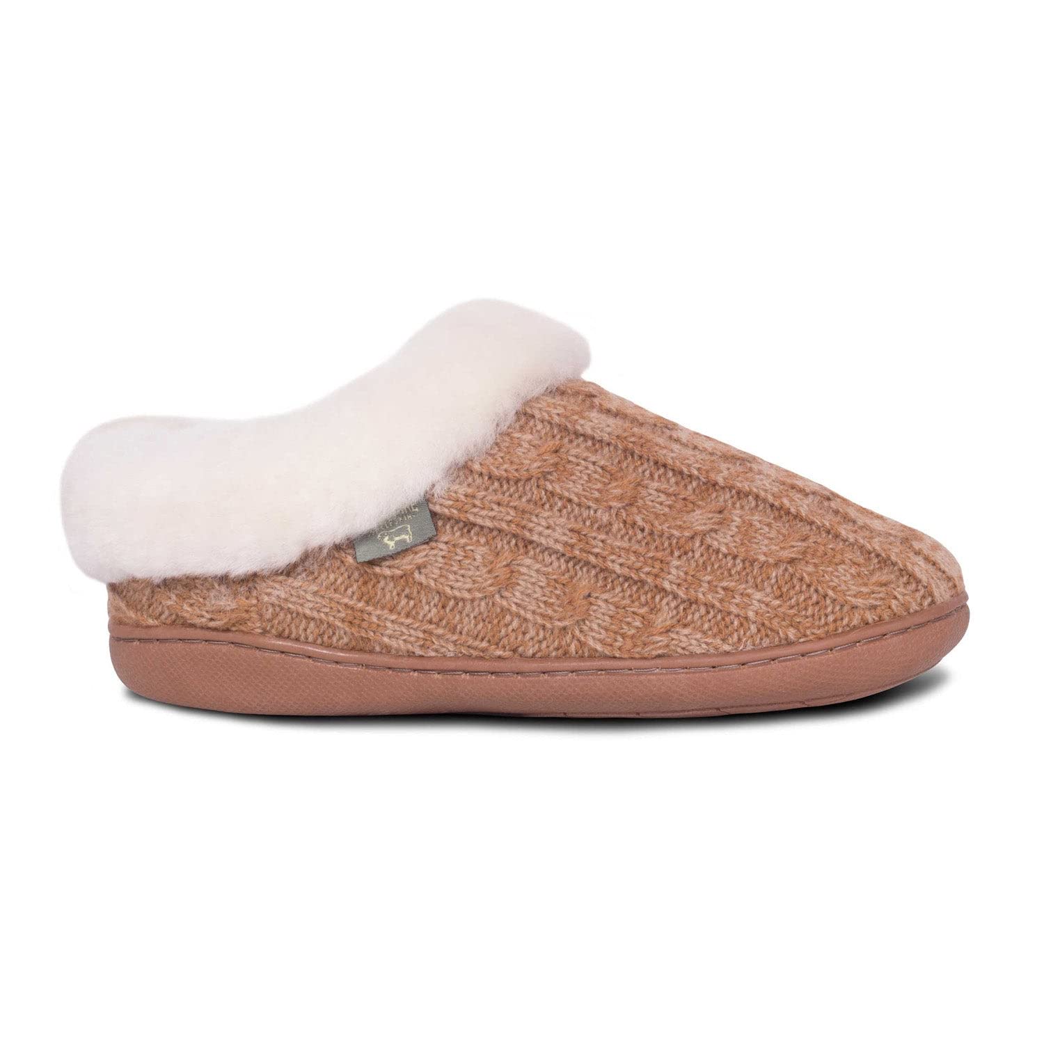 Cloud Nine Sheepskin Womens Crochet Clog - Cozy Slip-On with Plush Sheepskin Lining Cushioned Comfort Indoor Outdoor Wear