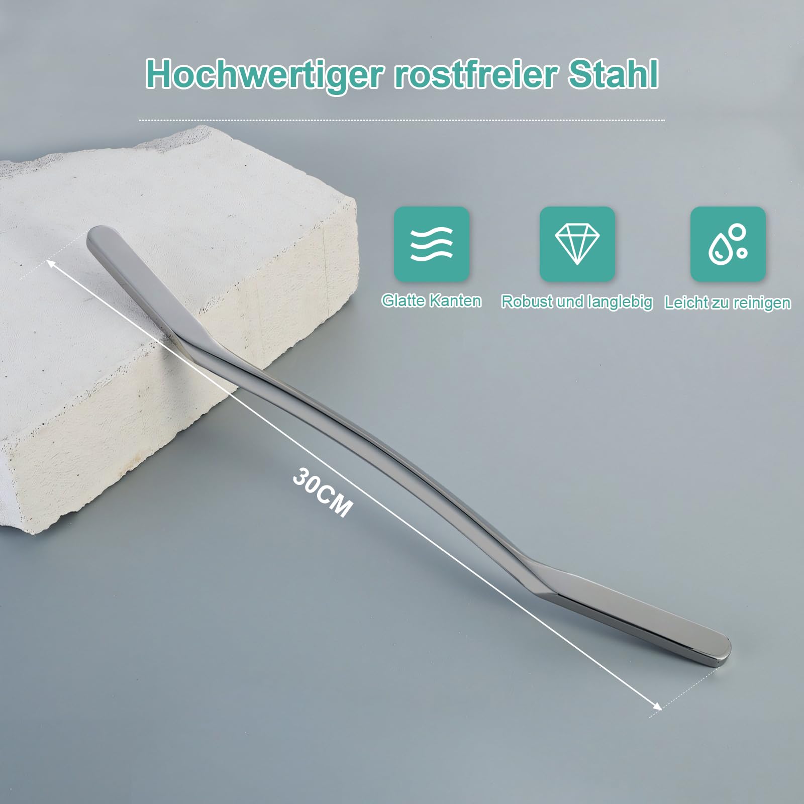 Gua Sha Edelstahl, Muskel Faszien Schaber, Körper Guasha IASTM Tool zum Entspannen von Weichteilen, Faszienknoten Verbessern