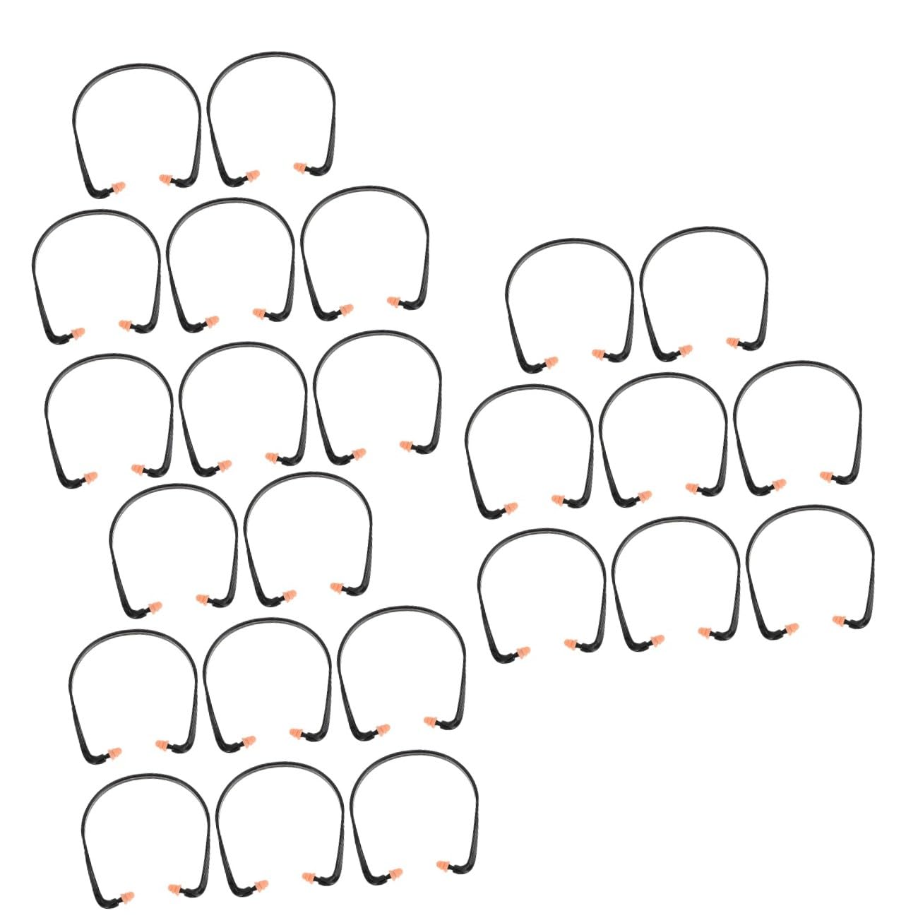 COLLBATH Piezas Para Los Tiro Oído Auriculares Protección Auditiva Para El Trabajo Tapón Para Los Más Tranquilo Enchufe De Oído Black Gel De Sílice